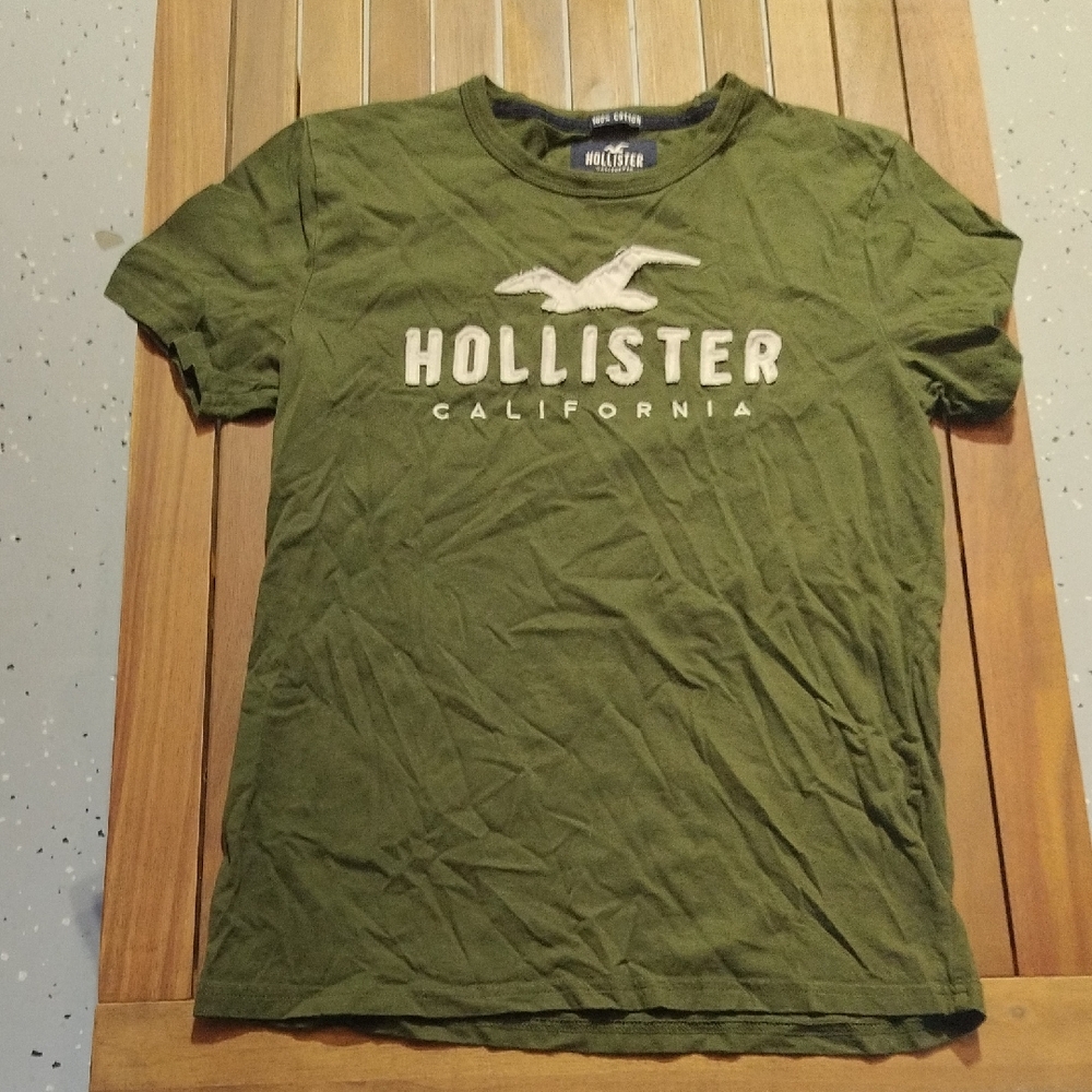 Hollister Olive Short Sleeve Tee